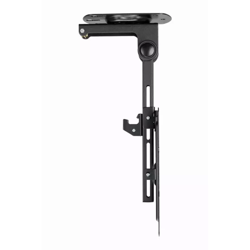Suporte de teto para TV GEMBIRD CM-43ST-01, totalmente articulado, para televisores de 19–43 polegadas, aço, inclinação 0–90°, rotação ±45°, VESA 75×75–200×200, máx. 20 kg, preto