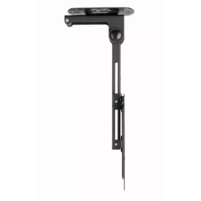 Suporte de teto para TV GEMBIRD CM-43ST-01, totalmente articulado, para televisores de 19–43 polegadas, aço, inclinação 0–90°, rotação ±45°, VESA 75×75–200×200, máx. 20 kg, preto