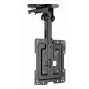 Suporte de teto para TV GEMBIRD CM-43ST-01, totalmente articulado, para televisores de 19–43 polegadas, aço, inclinação 0–90°, rotação ±45°, VESA 75×75–200×200, máx. 20 kg, preto
