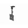 Suporte de teto para TV GEMBIRD CM-55ST-01 – suporte de teto totalmente articulado para 23–55 polegadas (75x75–400x400 VESA), máx. 20 kg, preto