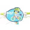 Bicicleta infantil Toimsa Bluey 12 polegadas — roda de 12 polegadas, azul e lima, travão dianteiro e traseiro, rodas de apoio