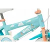 Bicicleta infantil Toimsa Bluey 12 polegadas — roda de 12 polegadas, azul e lima, travão dianteiro e traseiro, rodas de apoio
