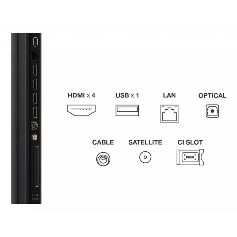 TCL 65C7K TV 165,1 cm (65 polegadas) 4K Ultra HD Smart TV Wi-Fi metálico 2600 cd/m²