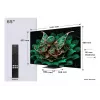 TCL 65C7K TV 165,1 cm (65 polegadas) 4K Ultra HD Smart TV Wi-Fi metálico 2600 cd/m²