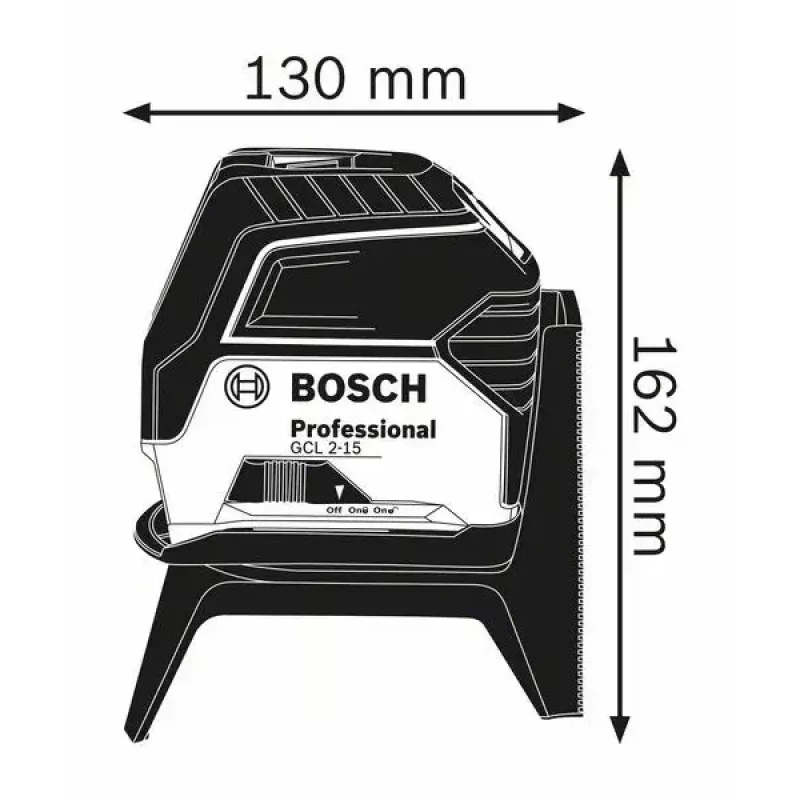 Bosch GCL 2-15 laser de linhas/pontos 15 m 650 nm