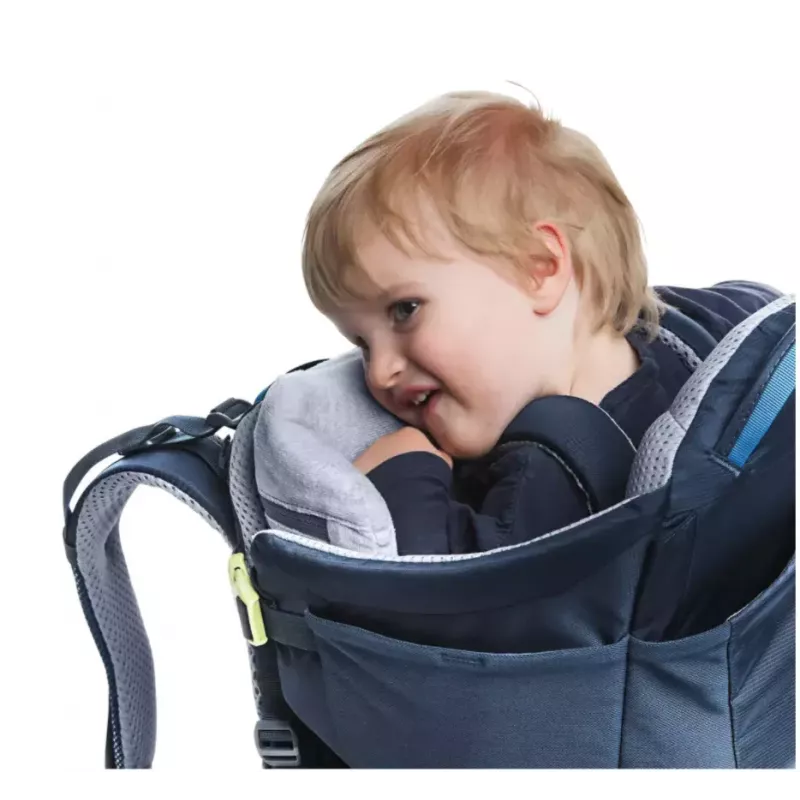 Mochila de transporte para bebé DEUTER Kid Comfort poliamida azul, carga máx. 22 kg, peso 3,23 kg, dimensões 72×43×34 cm