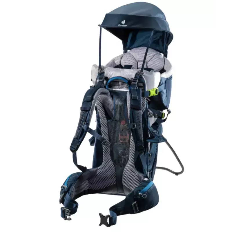 Mochila de transporte para bebé DEUTER Kid Comfort poliamida azul, carga máx. 22 kg, peso 3,23 kg, dimensões 72×43×34 cm