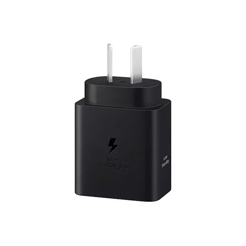 Carregador de parede Samsung EP-T4511 45W USB‑C PD 3.0, 100–240V, preto, para smartphone e tablet