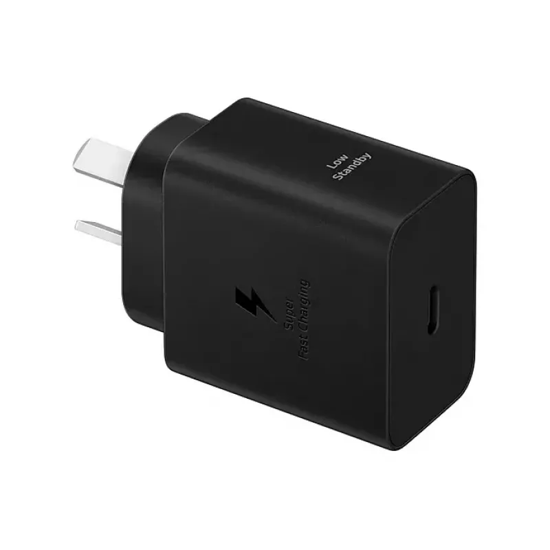 Carregador de parede Samsung EP-T4511 45W USB‑C PD 3.0, 100–240V, preto, para smartphone e tablet