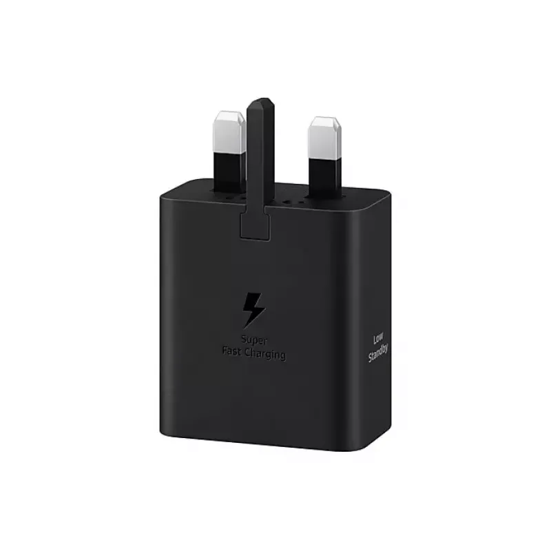 Carregador de parede Samsung EP-T4511 45W USB‑C PD 3.0, 100–240V, preto, para smartphone e tablet