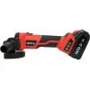 Rebarbadora YATO YT-828295, sem fios 18 V, sem escovas, disco 125 mm, 2x baterias Li-Ion 4 Ah, 1,26 kg