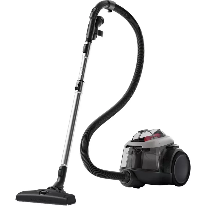 Aspirador Electrolux EL61A4UG, aspirador sem saco, 700 W máx, 170 W de potência de aspiração, cabo de 9 m, raio de 12 m, cinzento