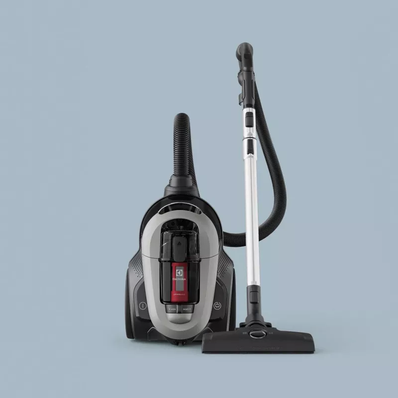Aspirador Electrolux EL61A4UG, aspirador sem saco, 700 W máx, 170 W de potência de aspiração, cabo de 9 m, raio de 12 m, cinzento