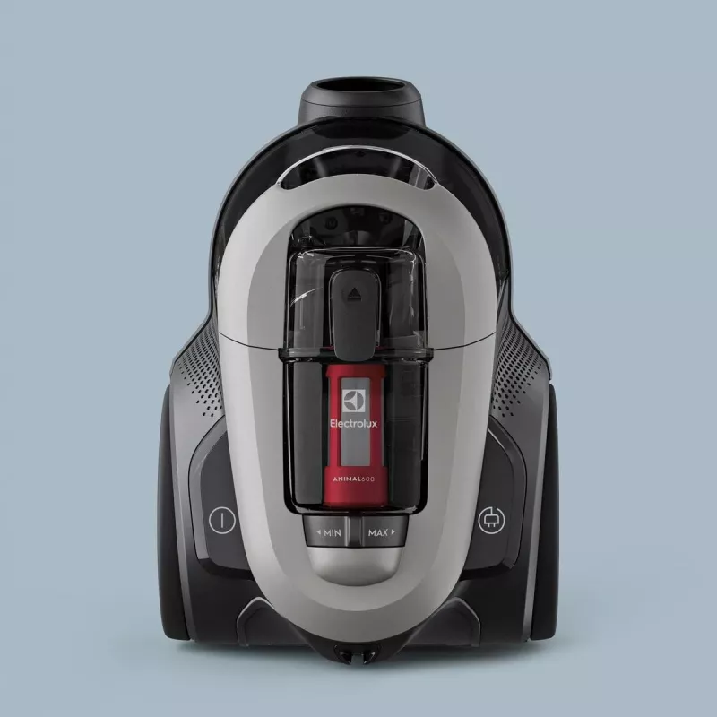 Aspirador Electrolux EL61A4UG, aspirador sem saco, 700 W máx, 170 W de potência de aspiração, cabo de 9 m, raio de 12 m, cinzento