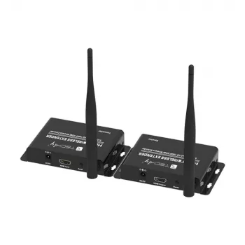 Extensor AV Techly IDATA HDMI-WL55 transmissor e recetor AV preto