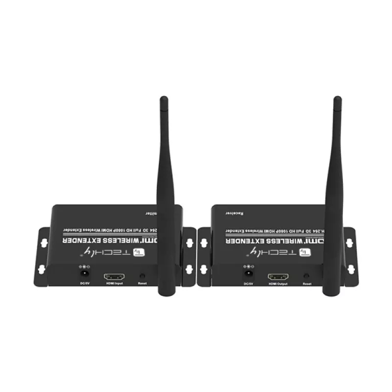 Extensor AV Techly IDATA HDMI-WL55 transmissor e recetor AV preto