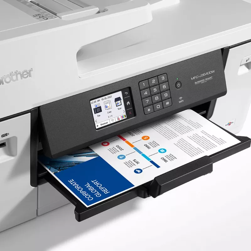 Impressora multifunções de jato de tinta Brother MFC-J3540DW — A3, cor, Wi-Fi, Ethernet, duplex