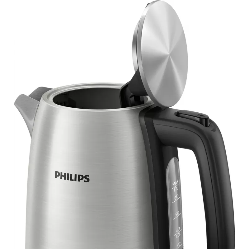 Chaleira elétrica Philips HD9353/90 1,7 L 2060 W Aço inoxidável, preto