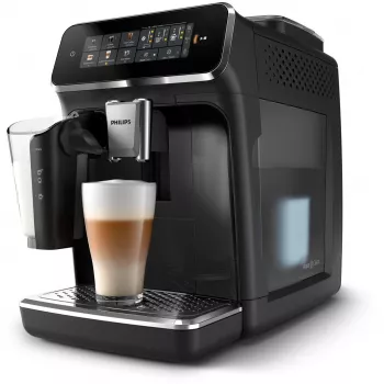 Máquina de café expresso Philips EP3341/50 totalmente automática, depósito de água de 1,8 l, depósito de grãos de 275 g, depósito de leite de 0,26 l, 15 bar, moinho cerâmico