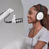 Microfone dinâmico de palco Rode PodMic branco — cardioide, XLR, 20–20000 Hz, sensibilidade -57 dB