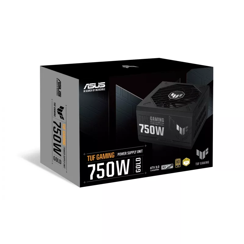 Fonte de alimentação ASUS TUF Gaming 750W Gold 20+4-Pin ATX ATX Preto
