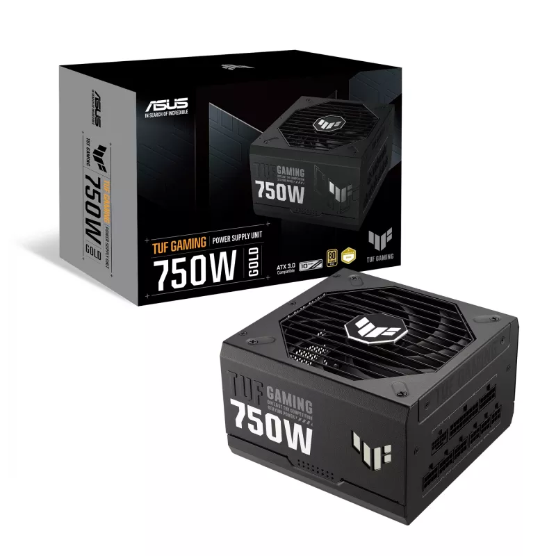 Fonte de alimentação ASUS TUF Gaming 750W Gold 20+4-Pin ATX ATX Preto