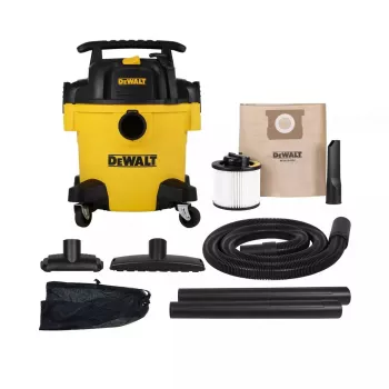Aspirador DeWalt AT-DXV20P — 20 L líquidos e pós, 230 V, 15 kPa de depressão, filtro HEPA, cabo de 3 m