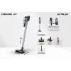 Aspirador vertical 2 em 1 Samsung VS20B75AGR1 com bateria, sem saco, 550 W, preto, cor menta