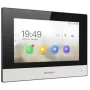 Hikvision DS-KH6320Y-WTE2 monitor interior de videoporteiro de dois fios, 7 polegadas, preto