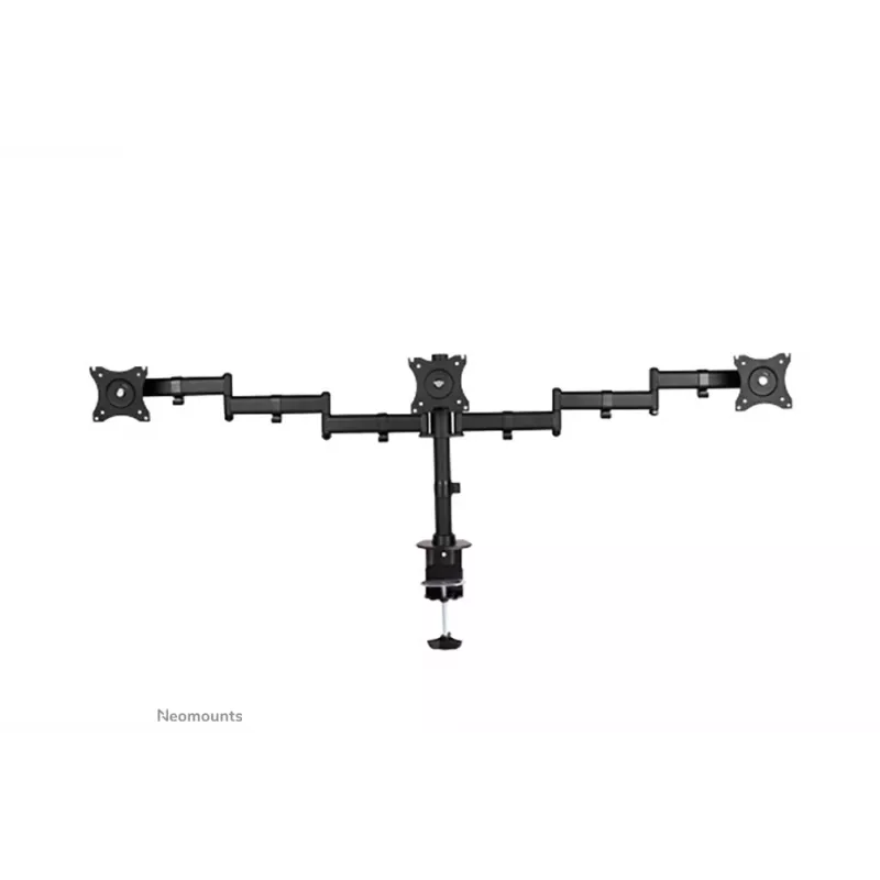 Braço para monitor Neomounts NM-D135D3 preto 10-27 polegadas, grampo/passagem de secretária, 8 kg, 25,4 cm (10 polegadas), 68,6 cm (27 polegadas), 100 x 100 mm, preto
