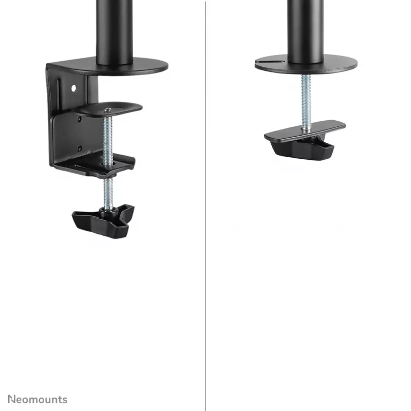 Braço para monitor Neomounts NM-D135D3 preto 10-27 polegadas, grampo/passagem de secretária, 8 kg, 25,4 cm (10 polegadas), 68,6 cm (27 polegadas), 100 x 100 mm, preto