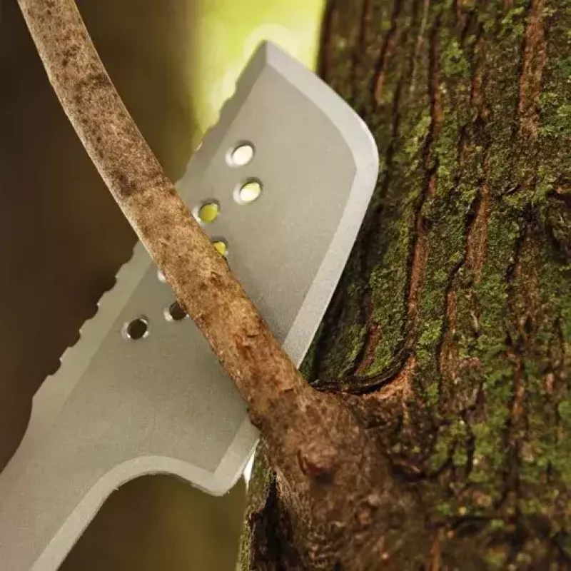 Catana de jardim Fiskars 1051236 aço inoxidável cabo laranja