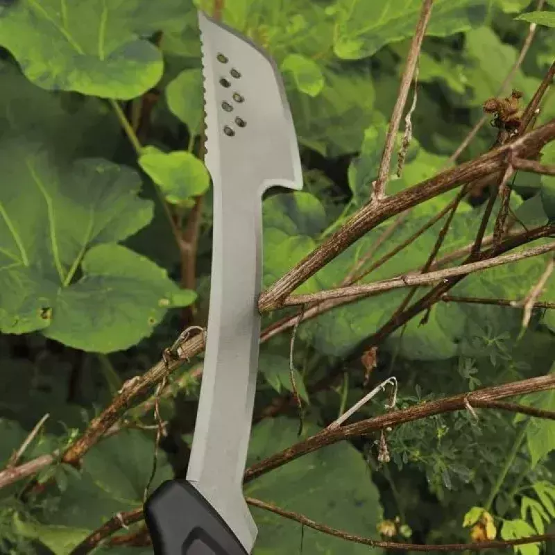 Catana de jardim Fiskars 1051236 aço inoxidável cabo laranja