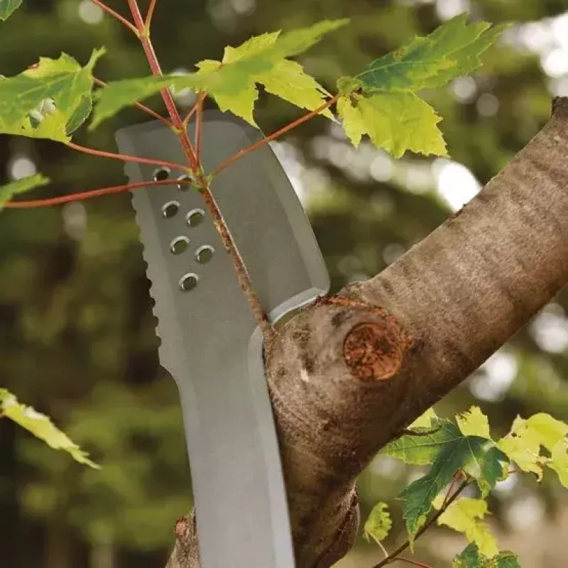Catana de jardim Fiskars 1051236 aço inoxidável cabo laranja