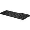 Rato sem fios HP 475 Dual-Mode — QWERTY em tamanho completo, RF + Bluetooth 5.3, teclado numérico, preto, 376×153×19 mm