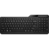 Rato sem fios HP 475 Dual-Mode — QWERTY em tamanho completo, RF + Bluetooth 5.3, teclado numérico, preto, 376×153×19 mm