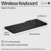 Rato sem fios HP 475 Dual-Mode — QWERTY em tamanho completo, RF + Bluetooth 5.3, teclado numérico, preto, 376×153×19 mm