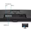BenQ Mobiuz EX2710U monitor gaming de 27 polegadas 4K UHD 3840x2160 IPS 144 Hz, 1 ms, DisplayHDR 600 cd/m², 2x HDMI, DisplayPort, hub USB, colunas com subwoofer, altura ajustável