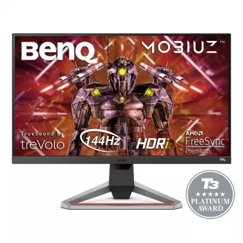 Monitor BenQ EX2710U 27 polegadas 4K UHD IPS LED 3840×2160 144 Hz HDR10 FreeSync Premium, 1 ms, hub USB-C, 2x altifalantes