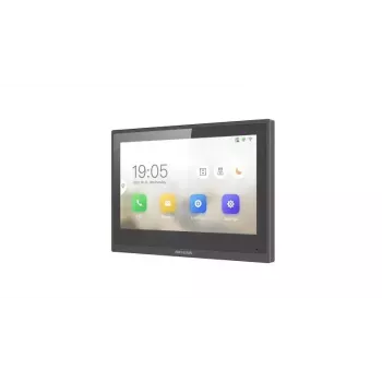 Videoporteiro Hikvision DS-KH6351-WTE1 7 polegadas LCD 1024x600 preto