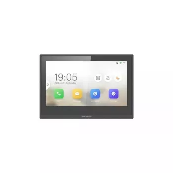 Videoporteiro Hikvision DS-KH6351-WTE1 7 polegadas LCD 1024x600 preto