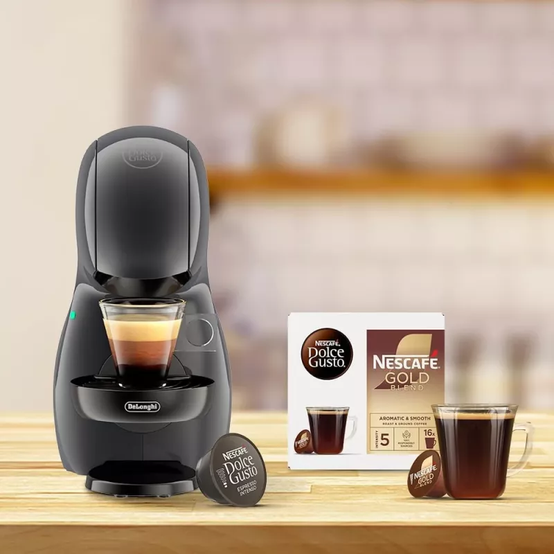 Máquina de café de cápsulas semiautomática De’Longhi Piccolo XS EDG210.A 0,8 l