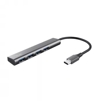 Trust Halyx USB 3.2 Gen 1 (3.1 Gen 1) Type-A 5 Mbit/s cinzento