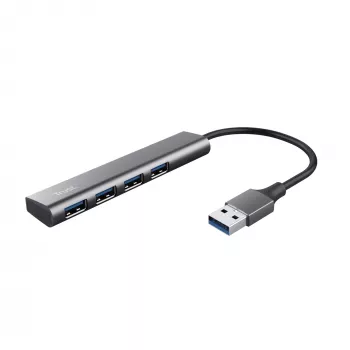 Trust Halyx USB 3.2 Gen 1 (3.1 Gen 1) Type-A 5 Mbit/s preto, cinzento