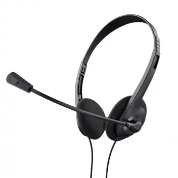 Trust 21665 auscultadores/headset com fios in-ear chamadas/música preto