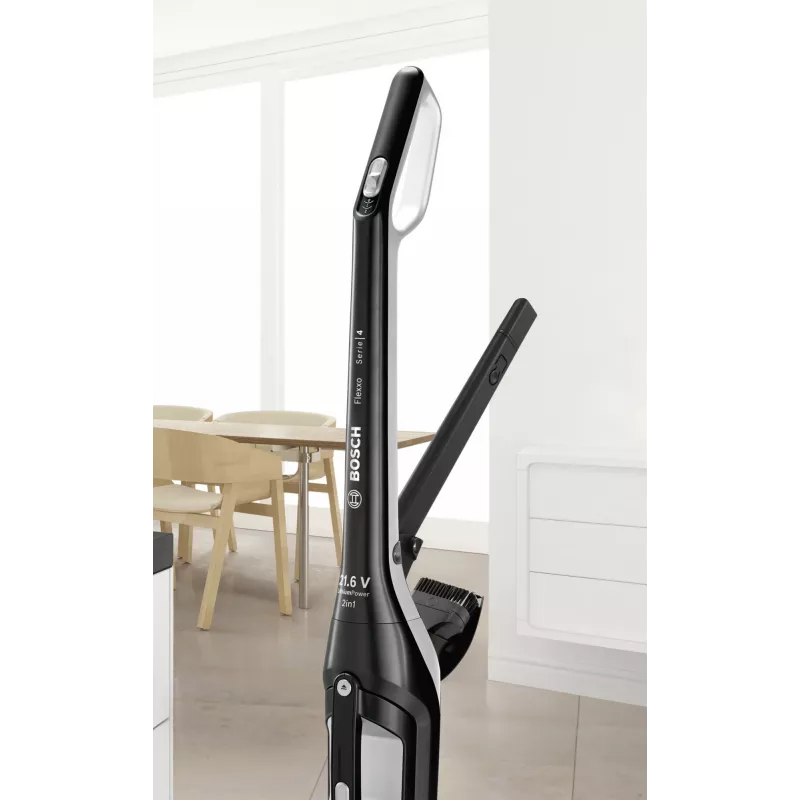 Aspirador vertical Bosch BBH32101/escova elétrica aspirador vertical 2-em-1 bateria seco sem saco preto