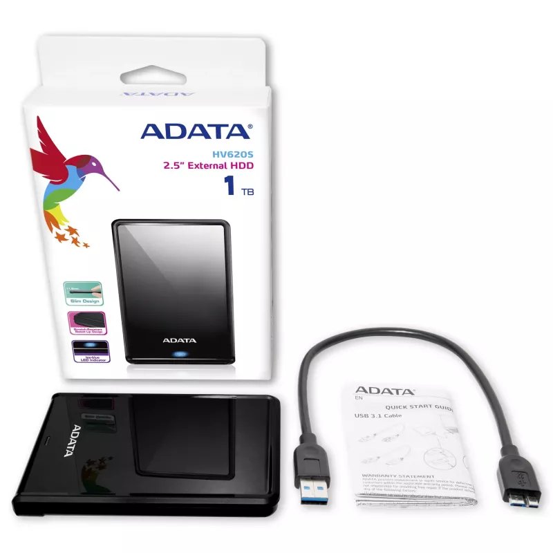 Disco externo ADATA HV620S 1 TB 2,5
