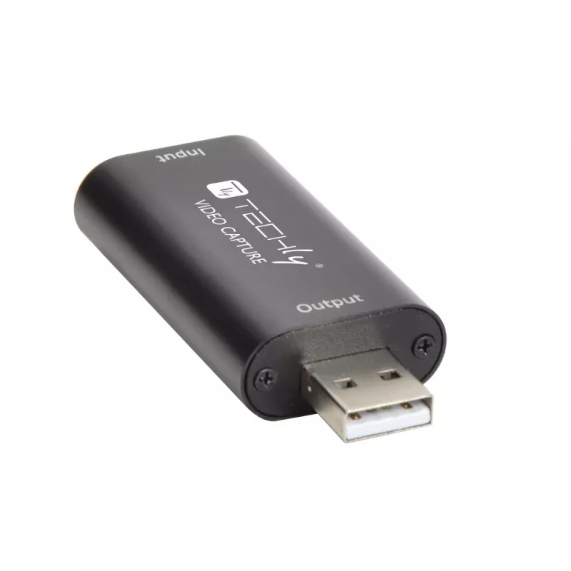 Techly I-USB-VIDEO-1080TY placa de captura de vídeo HDMI para USB, 1920x1080 (1080p)