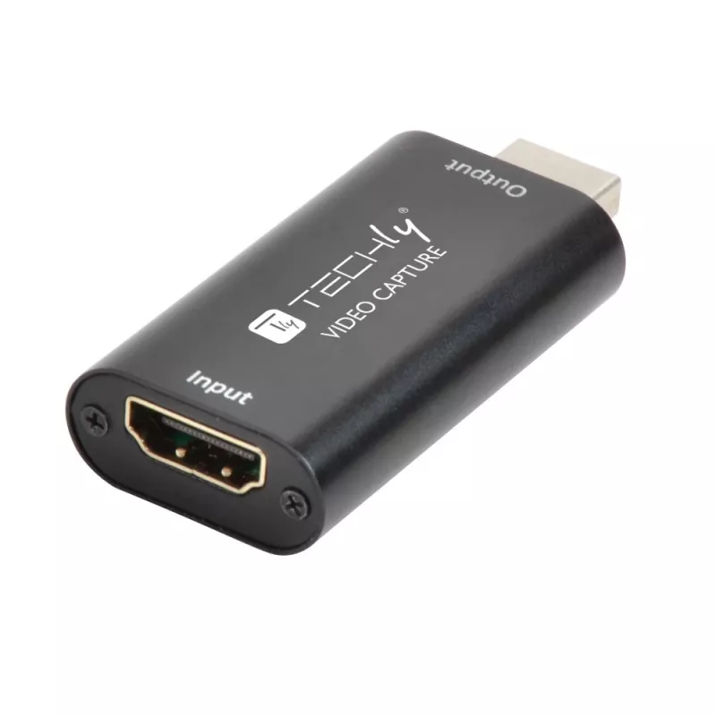 Techly I-USB-VIDEO-1080TY placa de captura de vídeo HDMI para USB, 1920x1080 (1080p)