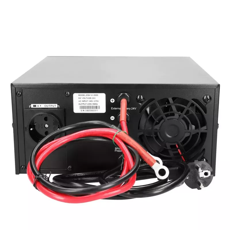 Inversor de potência Extralink Piorun 3000VA 2100W sinusoidal pura 24VDC